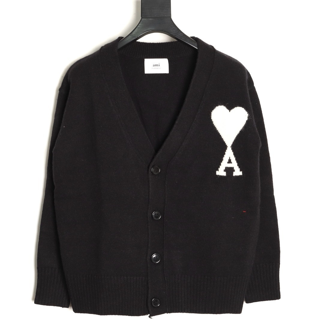 AMI PARIS Wool Cardigan Sweaters