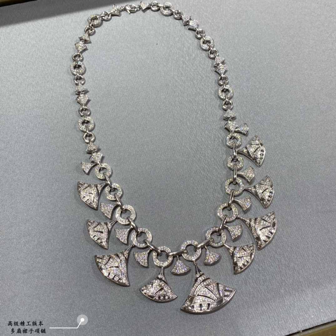 Bv1g*ai Multi-sash skirt Necklace(No refund or exchange)
