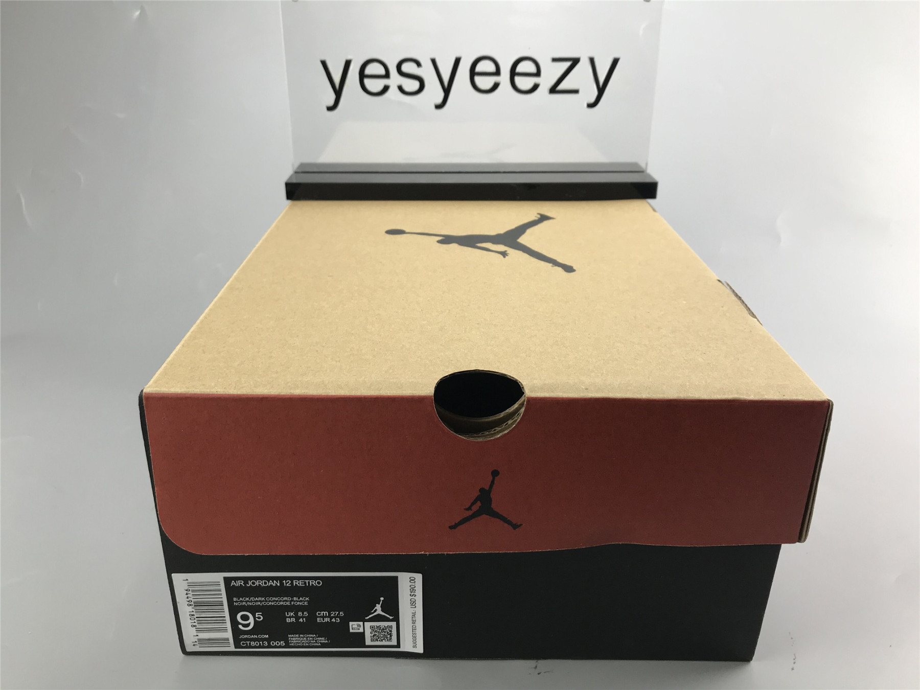 UA AIR JORDAN 12 "DARK CONCORD"