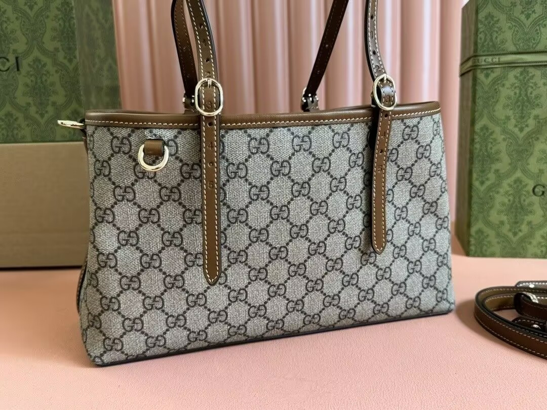 Gvc*1 GG Emblem Tote Bag 31x18.5x11.5cm