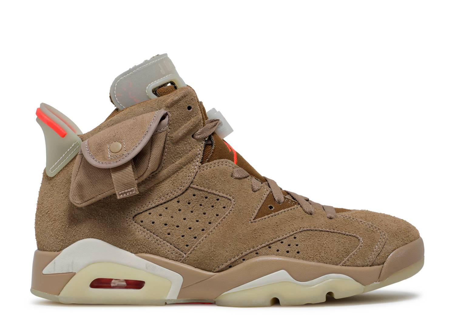UA AIR TRAVIS SCOTT X AIR JORDAN 6 RETRO 'BRITISH KHAKI'