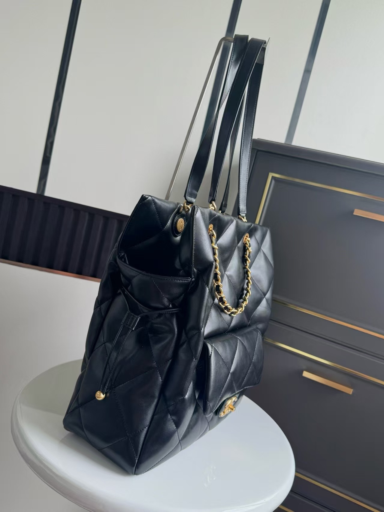 Ch**el Shopping Bag 34x36x12cm