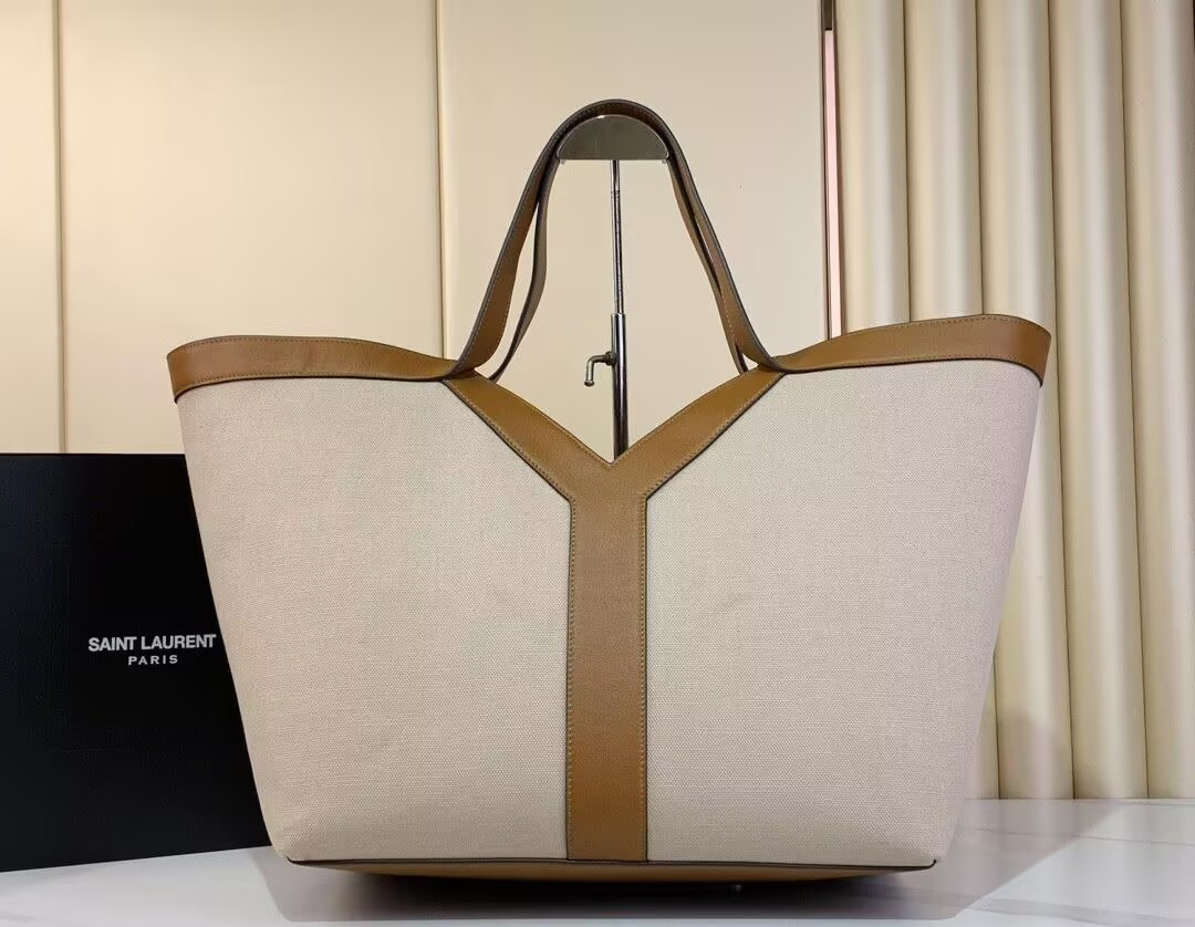 Y51 Y Tote In Canvas And Leather 37×32×7cm