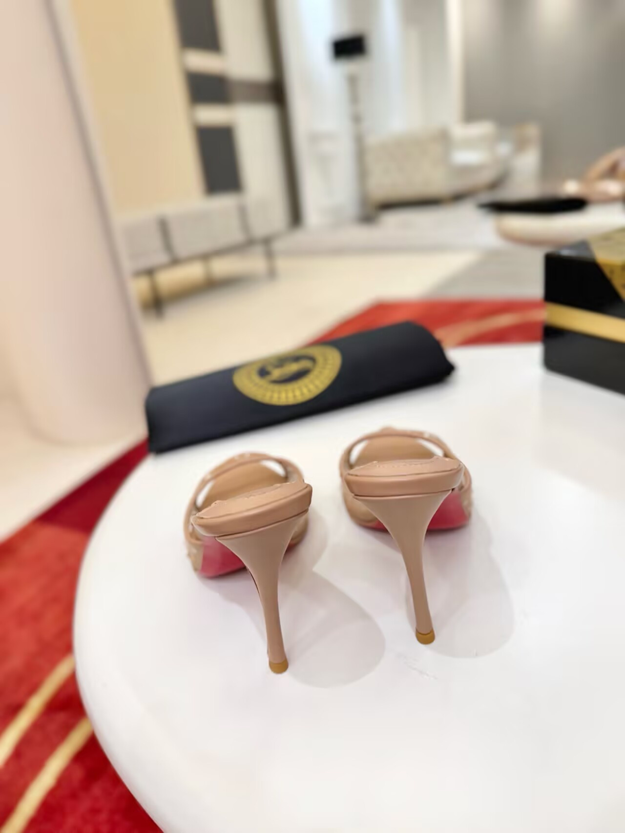 UA Chr1st1an Louboutin Miss Z Mule 10cm Heel