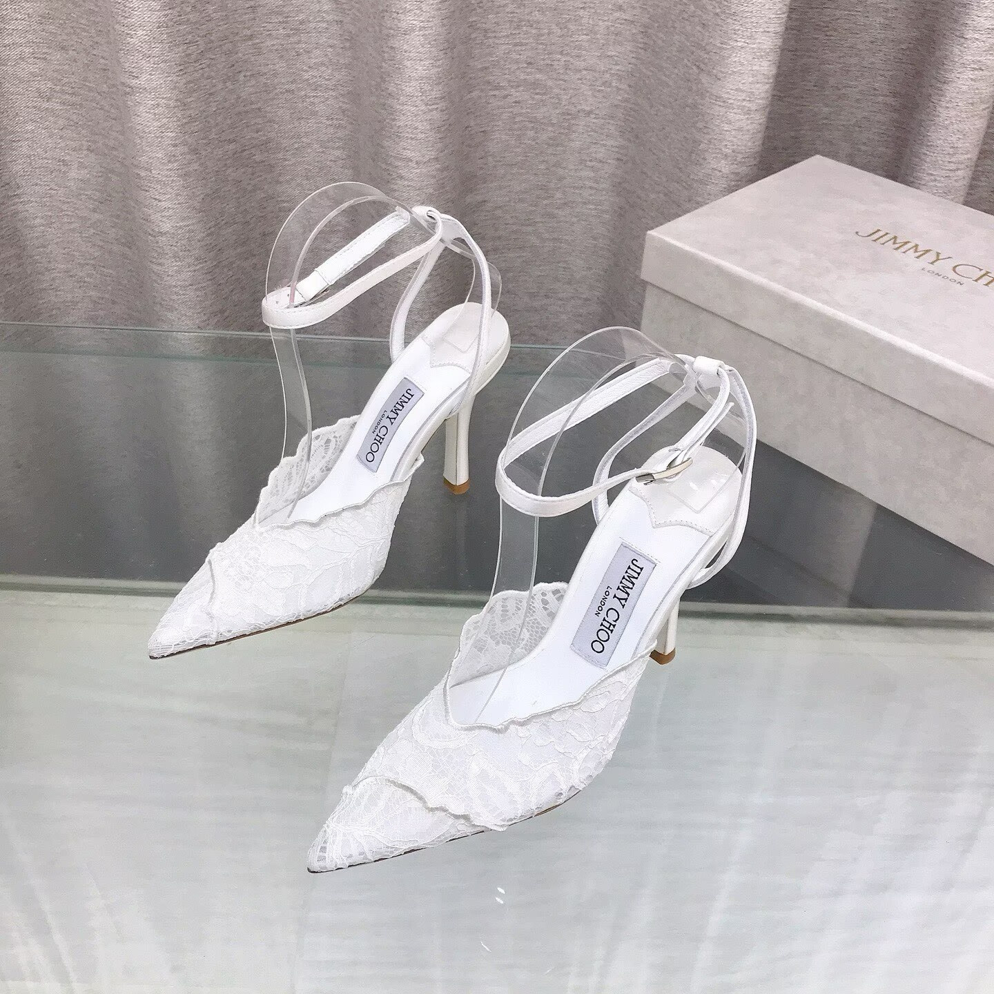 UA J1m*y Ch00 Slingbacks 10cm Heel