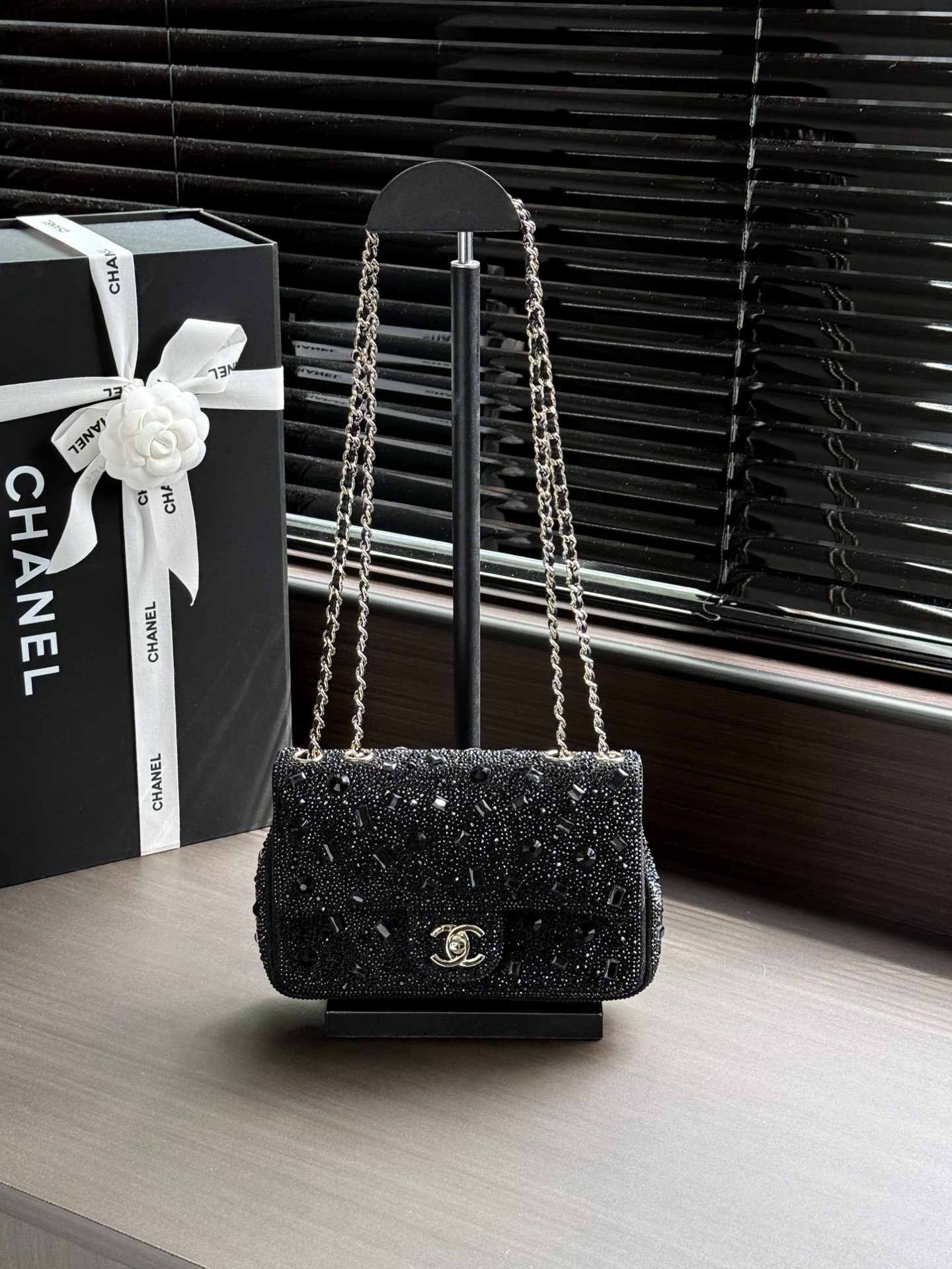 Ch**el Evening Flap Bag AS4297 13 x 21 x 8cm