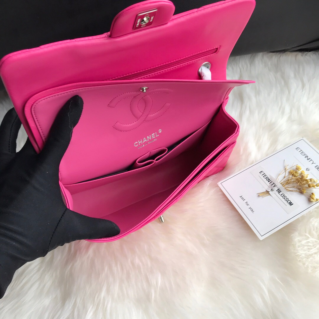 Ch**el CLASSIC HANDBAG 15.5 × 25.5 × 6.5 cm