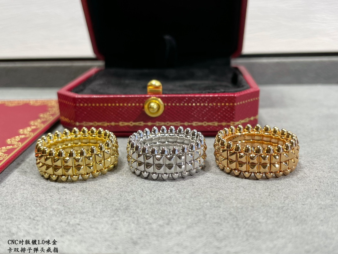 Ca*t1er Double-row bullet head Ring