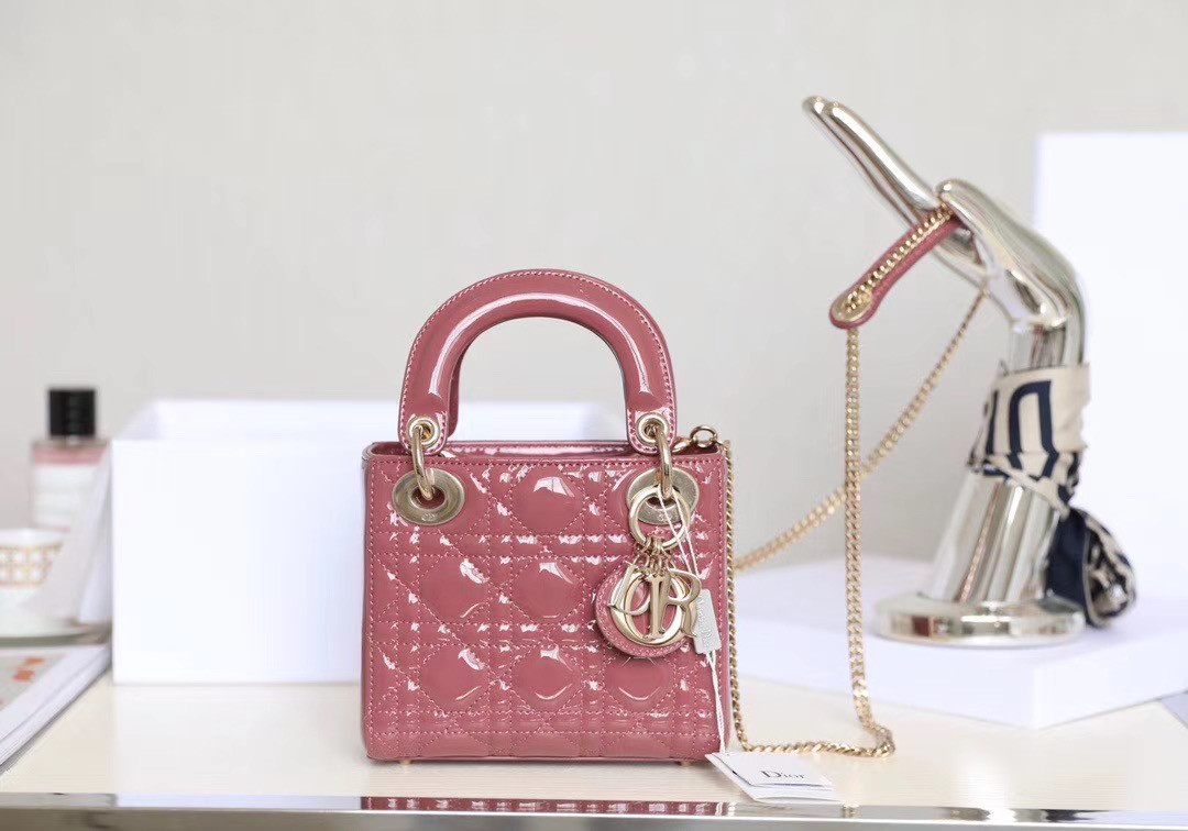 MINI LADY D10r D10rAMOUR BAG 6.5 x 6 x 3 inches