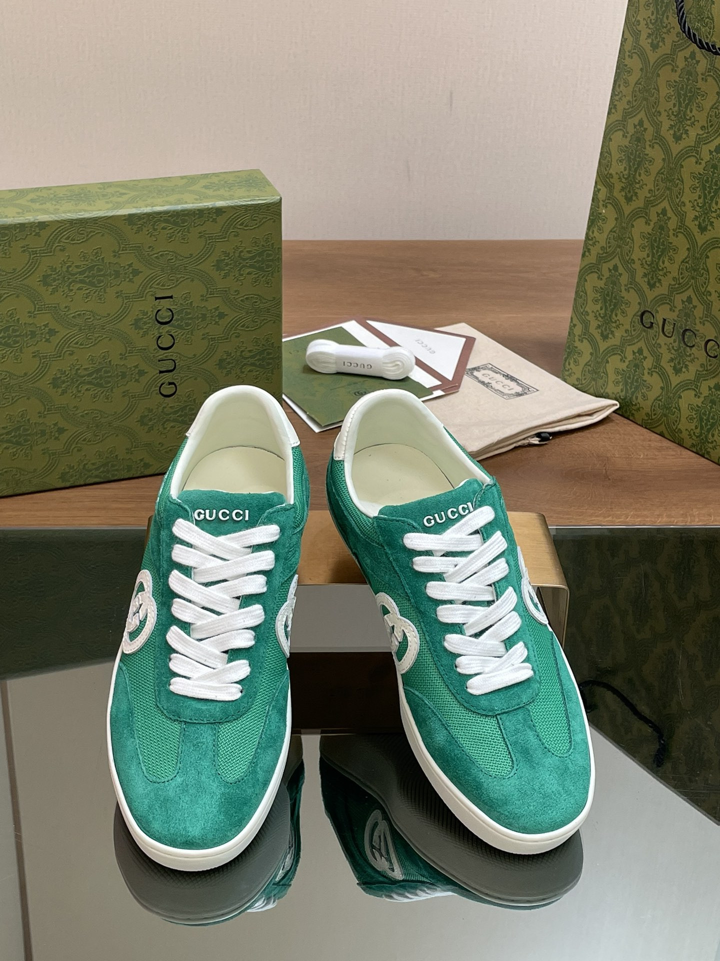 UA Gvc*1 INTERLOCKING G SNEAKER Green