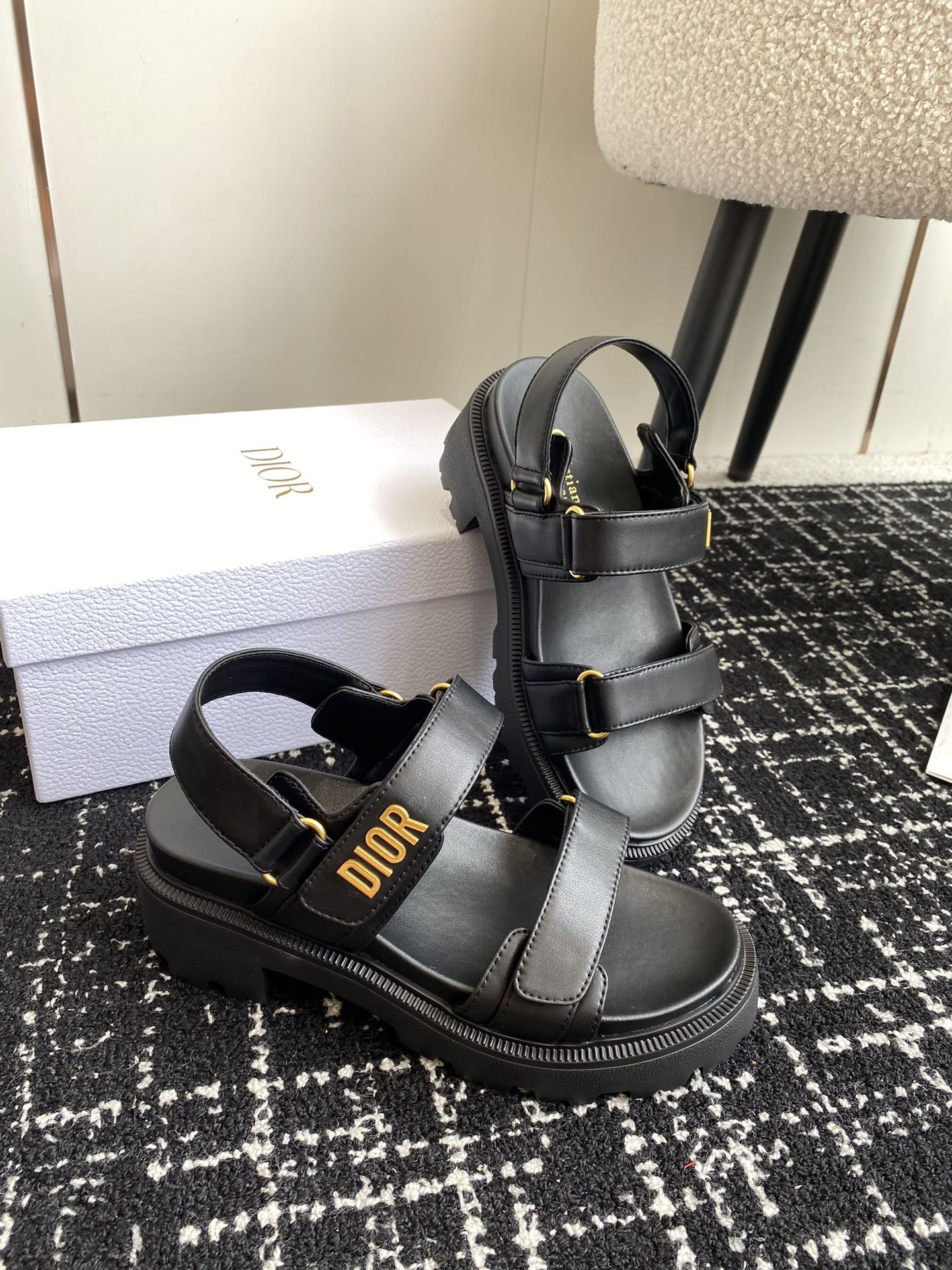 UA D10ract Platform Sandal Black