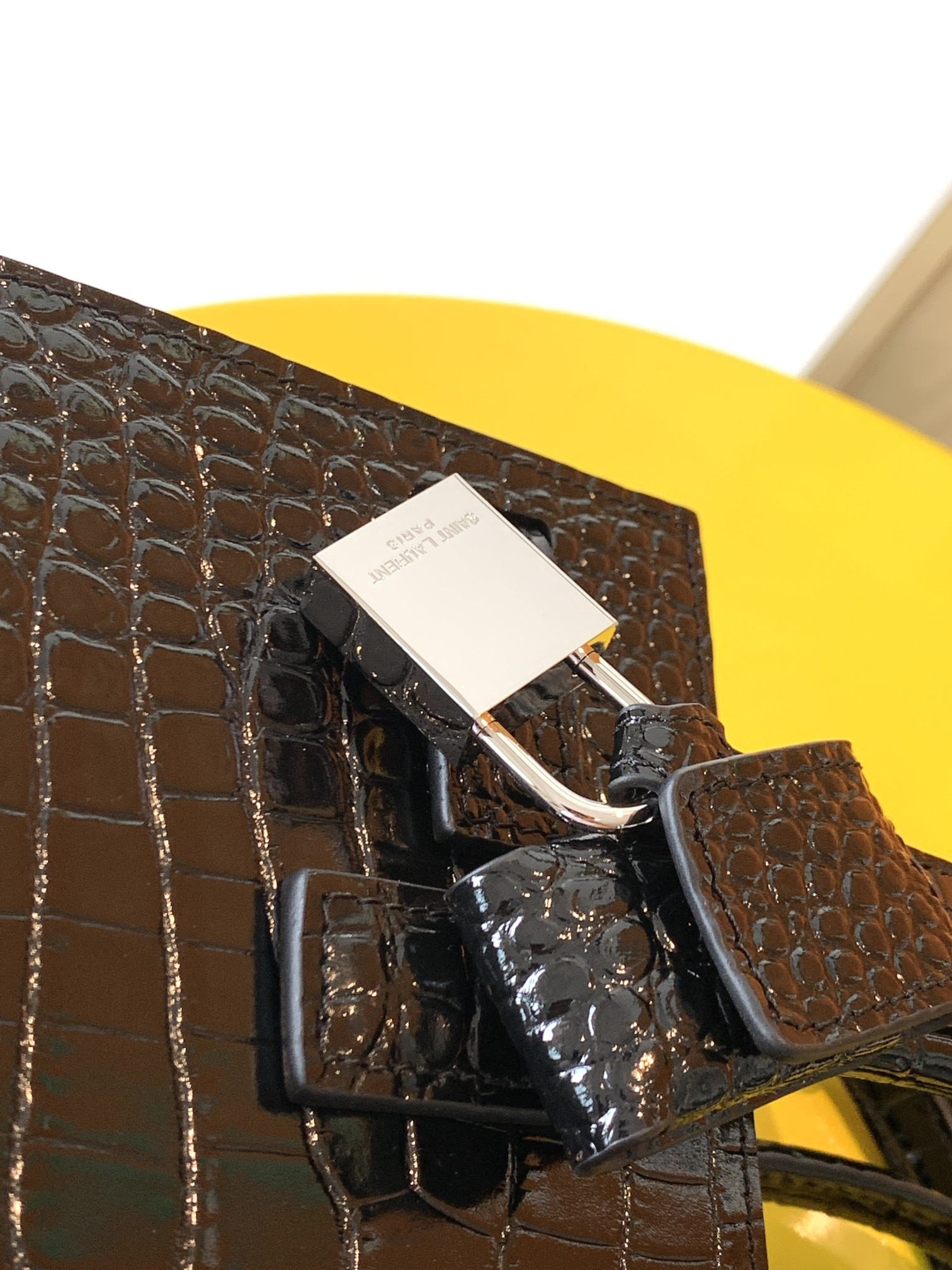Y51 SAC DE JOUR IN CROCODILE EMBOSSED LEATHER - NANO 22x18x10.5cm