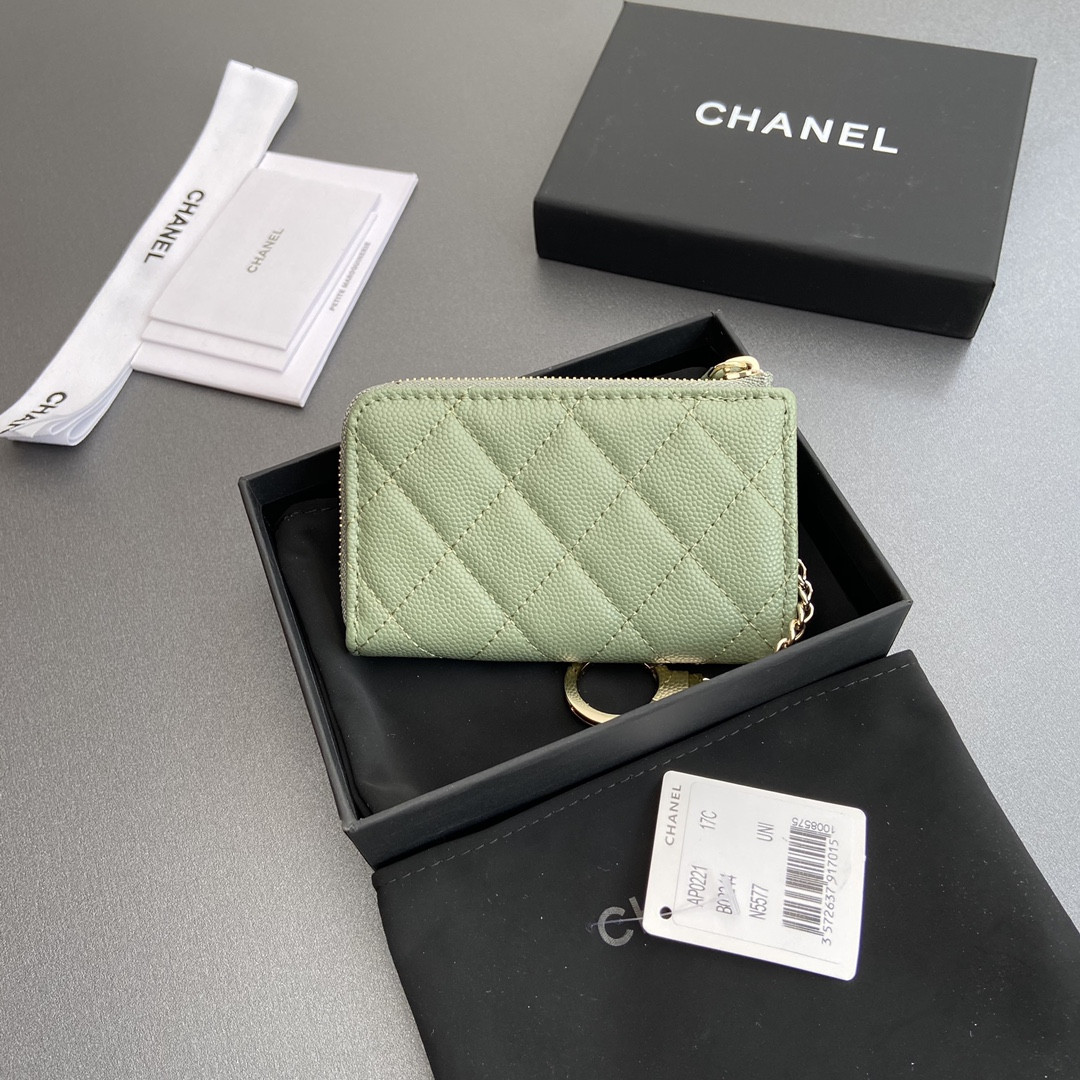 Ch**el Card holder 11.5×7.5×1.5cm