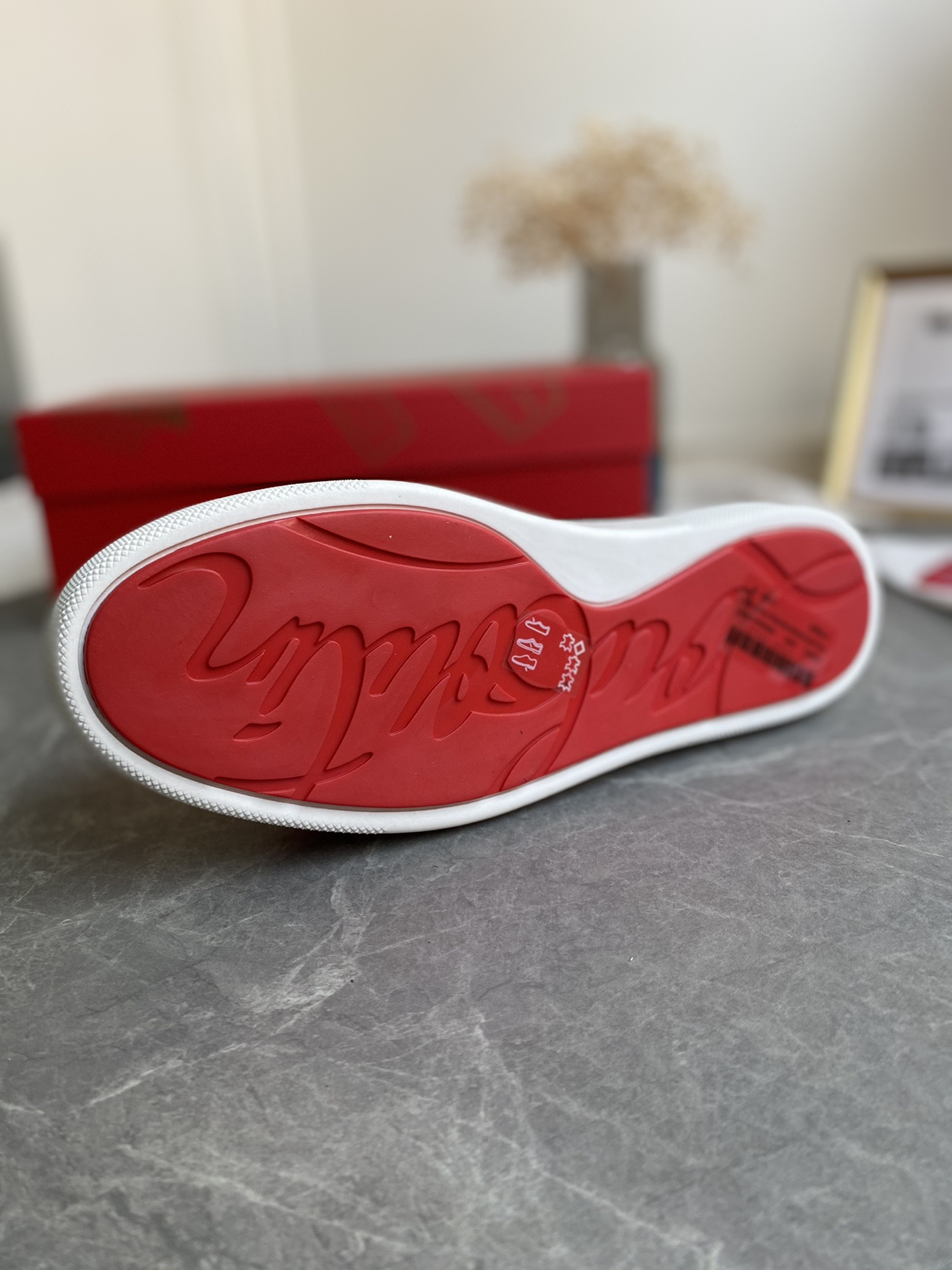 UA Chr1st1an Louboutin thick-soled loafers