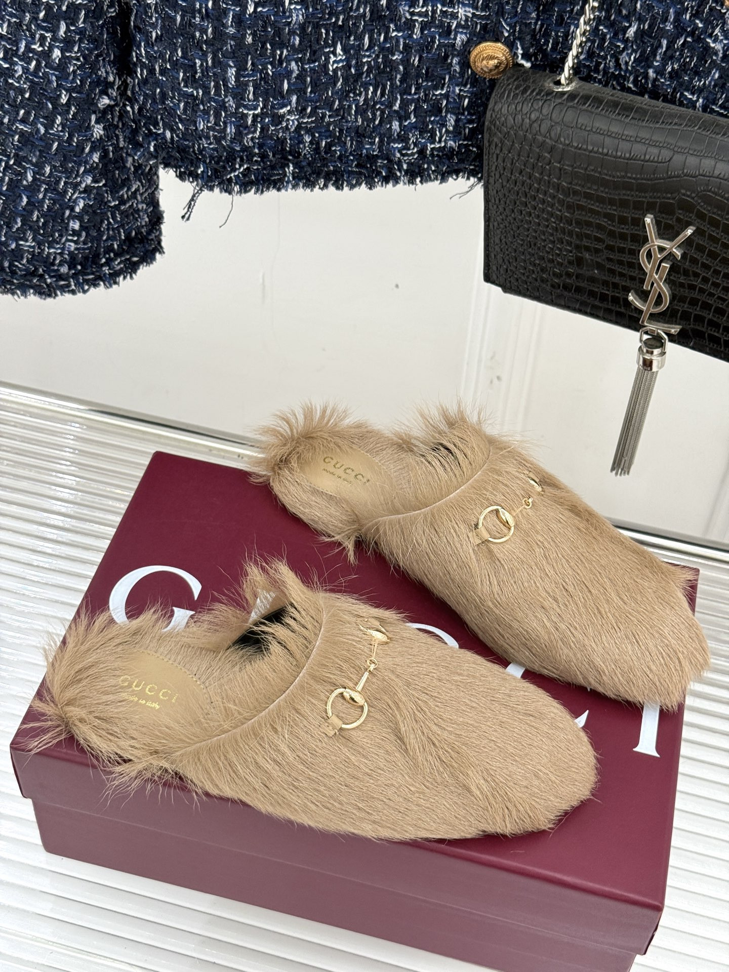 UA Gvc*1 Horsebit Hair Mule